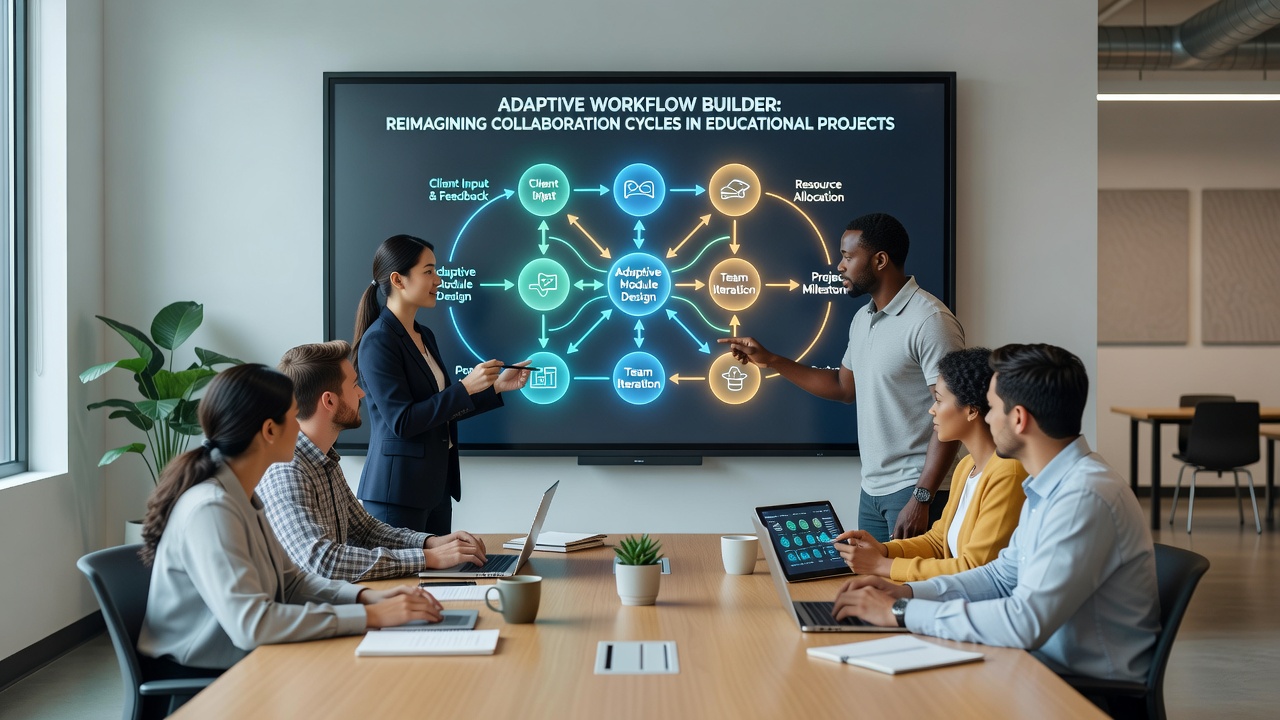 Reimagining Client Collaboration Cycles Through Adaptive Workflow Builders in Educational Project Environments